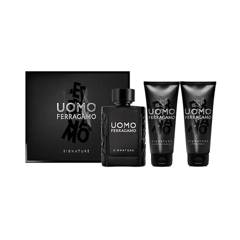Salvatore Ferragamo Ferragamo Uomo Signature Men EDP Set 100ML + Shower Gel 100ML + After Shave 100ML