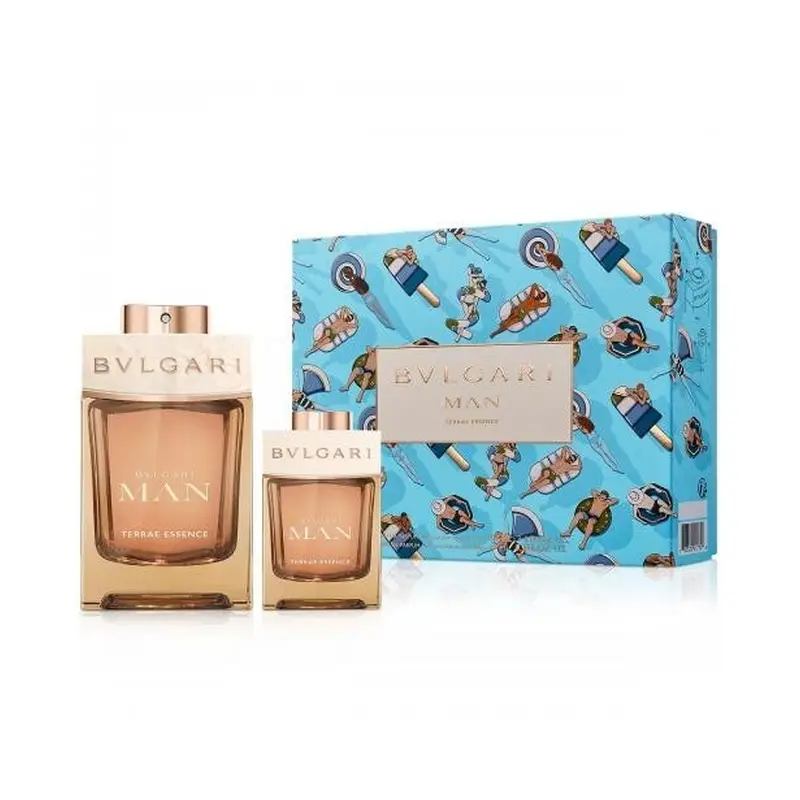 Bvlgari Man Terrae Essence Men EDP Set 100ML + 15ML EDP