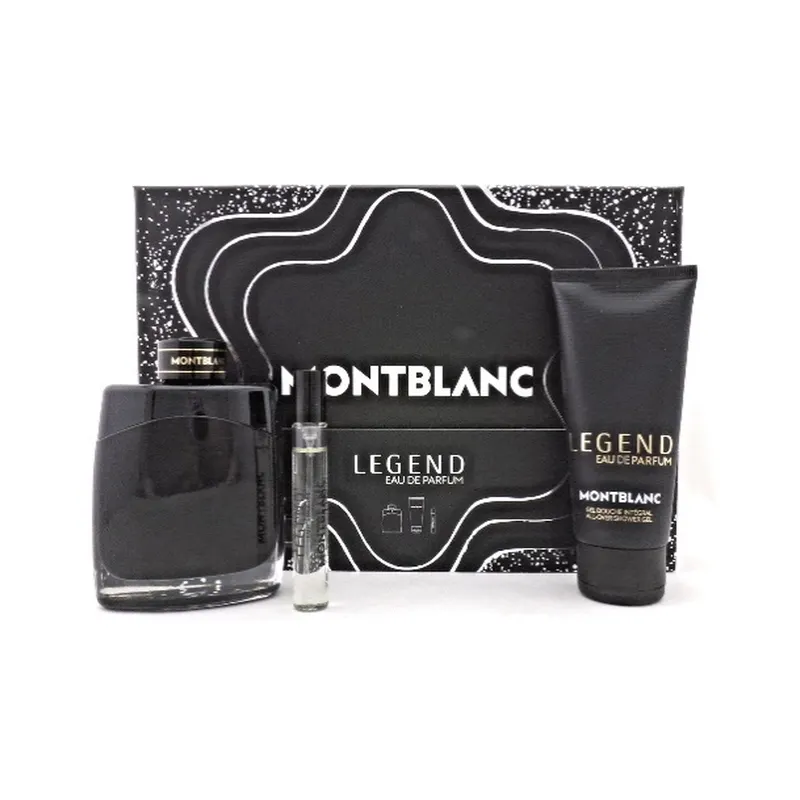 Montblanc Legend Men EDT Set 100ML + 7.5ML EDT + 100ML Shower Gel CS