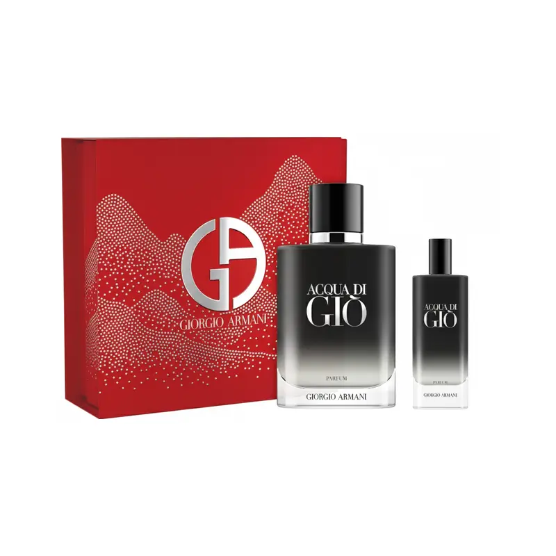 Giorgio Armani Acqua Di Gio Men Parfum Set 100ML + 15ML Blue Box