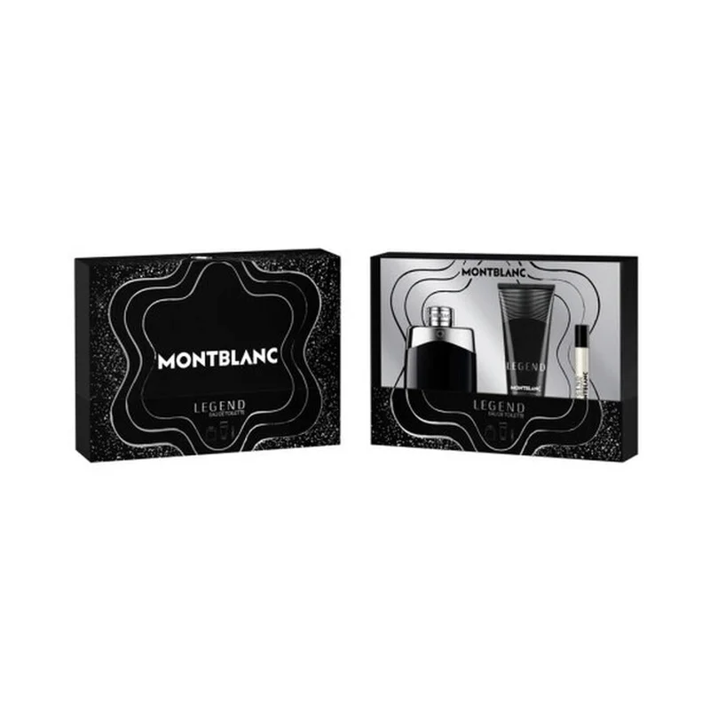 Montblanc Legend Men Travel Set EDT 100ML + 7.5ML + 100ML Shower Gel
